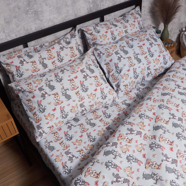 Фото - Комплект постільної білизни Moon&Star Бязь Gold Люкс Bunny Dreams 175х210 см нав. 50х70 2 шт. (MS-890000067)