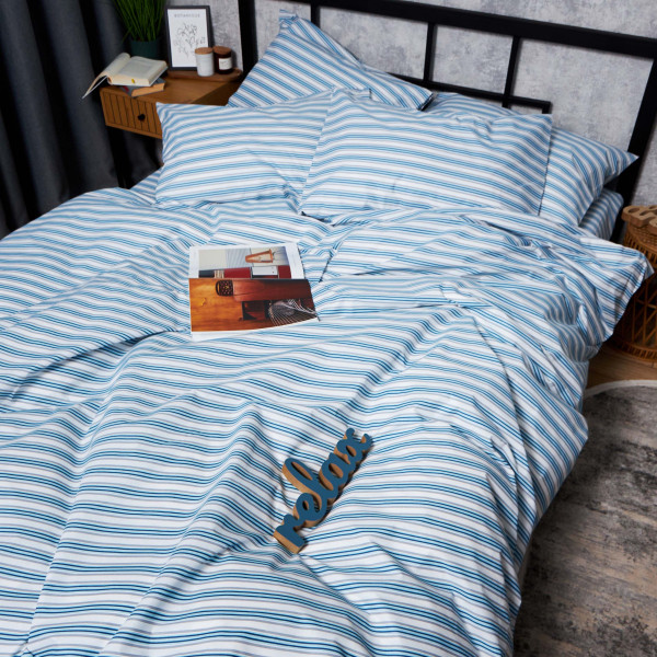 Фото - Комплект постільної білизни Moon&Star Бязь Gold Люкс Calm Waters 175х210 см нав. 50х70 2 шт. (MS-890000112)