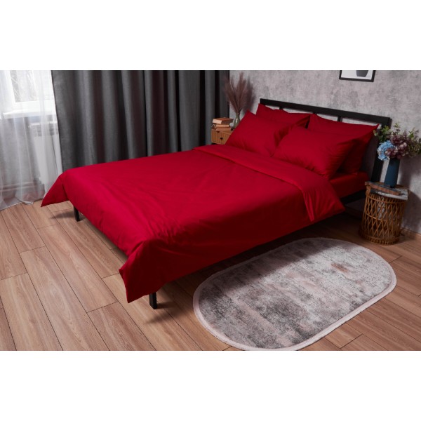 Фото - Комплект постільної білизни Moon&Star Бязь Gold Люкс «Cherry Red» 160х220х2 нав. 2х70х70 (MS-820003147)