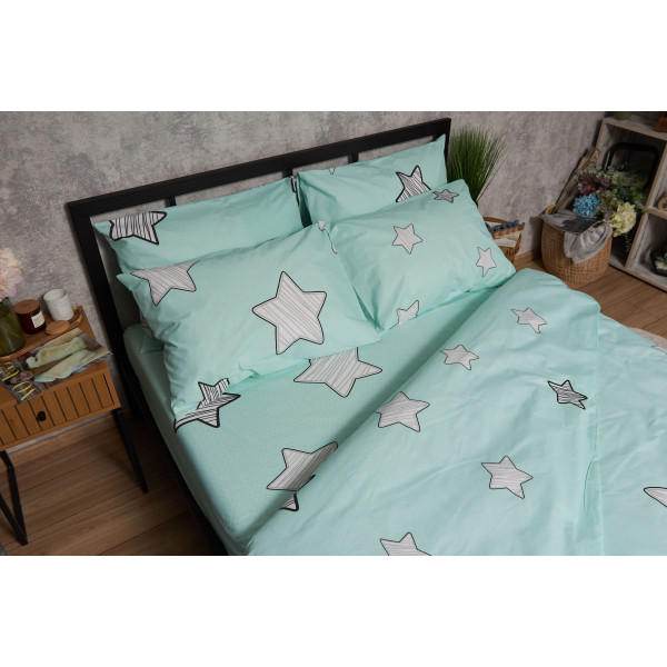 Фото - Наволочка Moon&Star Бязь Gold Люкс Child Stars 40х40 2 шт. (MS-840000672)