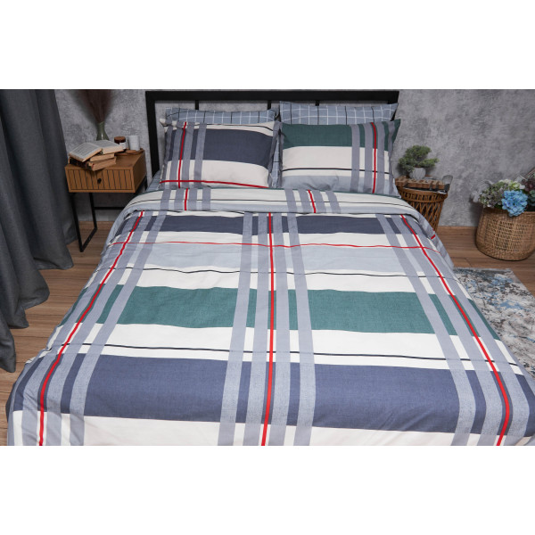 Фото - Комплект постільної білизни Moon&Star Бязь Gold Люкс Cloudy King Size 220x240 (MS-820004691)