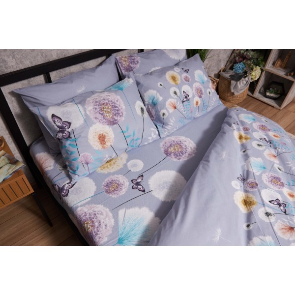 Фото - Комплект постельного белья Moon&Star Бязь Gold Люкс Dandelion Dreams 143х210 нав. 2х70х70  (MS-820005582)