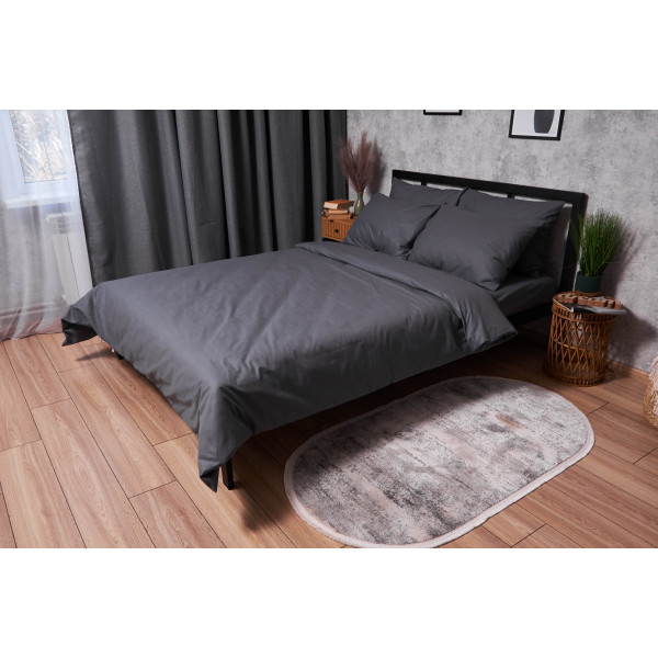 Фото - Комплект постільної білизни Moon&Star Бязь Gold Люкс Dark Blue King Size 220x240 (MS-820003189)