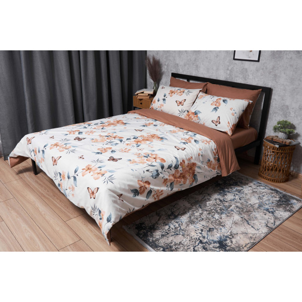 Фото - Комплект постільної білизни Moon&Star Бязь Gold Люкс «Flora» сімейний 160х220х2 нав. 4х70х70 (MS-820004969)