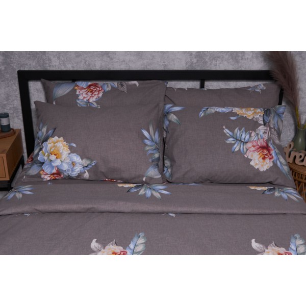 Фото - Комплект постельного белья Moon&Star Бязь Gold Люкс «Flowers Wod» 175х210 см нав. 2х40х60 (MS-820001498)