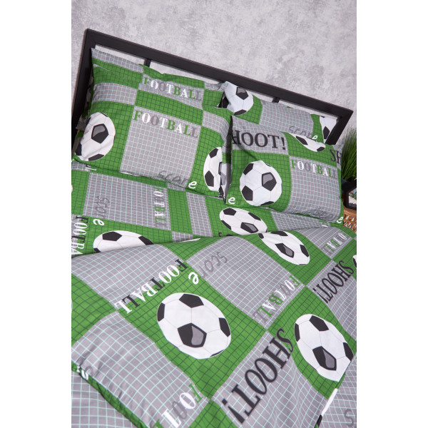 Фото - Комплект постільної білизни Moon&Star Бязь Gold Люкс Football 200х220 (MS-820002031)