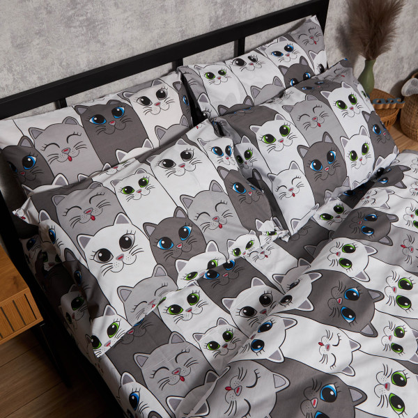 Фото - Комплект постільної білизни Moon&Star Бязь Gold Люкс Furry Friends 160х220 нав. 2х70х70 (MS-820009262)