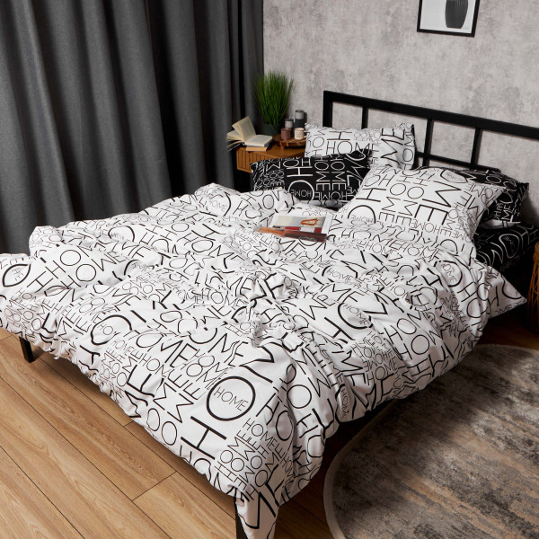 Фото - Комплект постільної білизни Moon&Star Бязь Gold Люкс Graphic Mood 160х220х2 нав. 4х70х70 (MS-820009344)