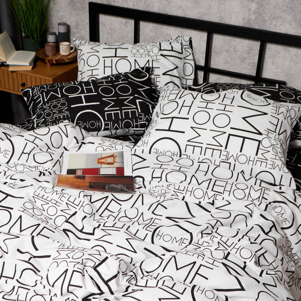 Фото - Комплект постільної білизни Moon&Star Бязь Gold Люкс Graphic Mood 160х220х2 нав. 4х70х70 (MS-820009344)