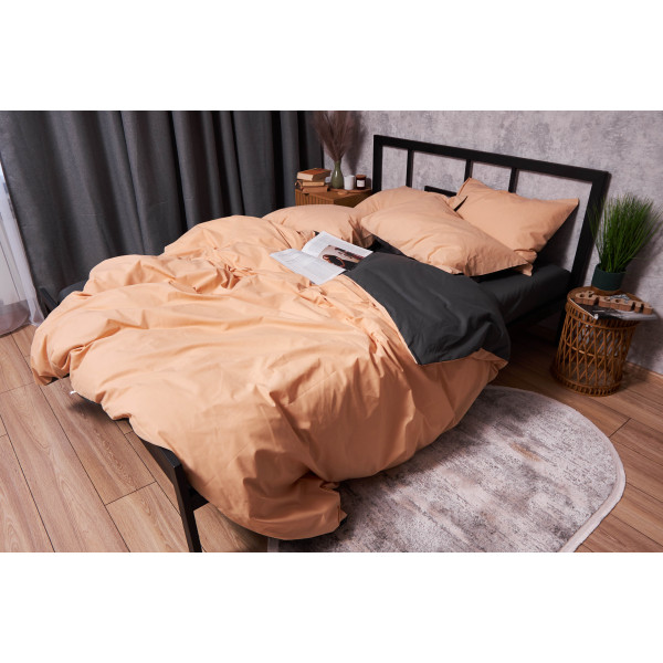 Фото - Комплект постільної білизни Moon&Star Бязь Gold Люкс «Gray Cream» 143х210х2 нав. 2х40х60 (MS-820003315)