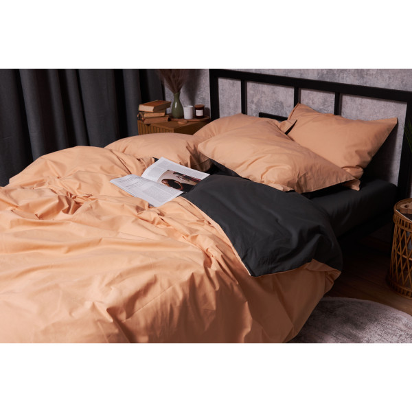 Фото - Комплект постільної білизни Moon&Star Бязь Gold Люкс Gray Cream King Size 220x240 (MS-820003292)