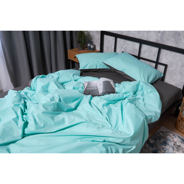 Фото - Комплект постільної білизни Moon&Star Бязь Gold Люкс Gray Mind 143х210 (MS-820002106)