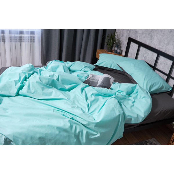 Фото - Комплект постільної білизни Moon&Star Бязь Gold Люкс Gray Mind 143х210 (MS-820002106)