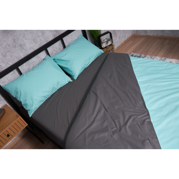 Фото - Комплект постільної білизни Moon&Star Бязь Gold Люкс Gray Mind 143х210 (MS-820002106)