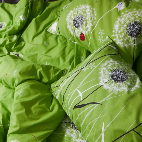 Фото - Комплект постільної білизни Moon&Star Бязь Gold Люкс Green Harmony 160х220 +нав. 70х70 см 2 шт. (MS-890000305)