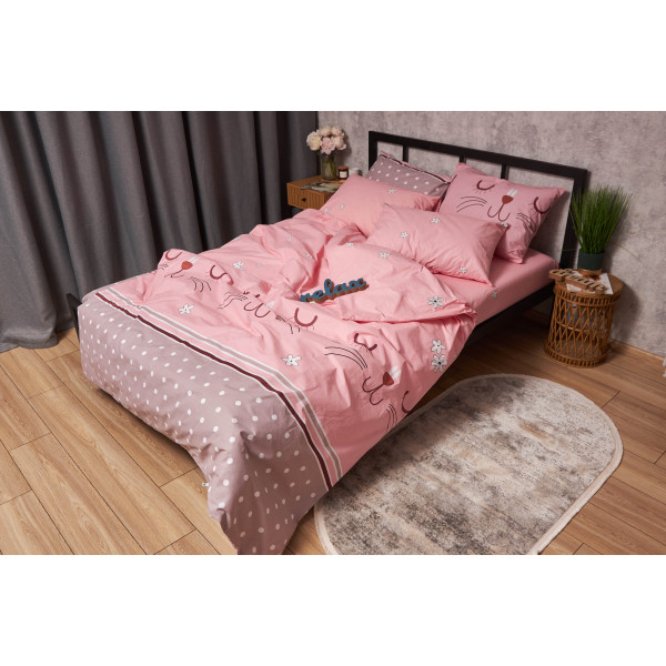 Фото - Комплект постільної білизни Moon&Star Бязь Gold Люкс Hares 200х220 см +нав. 2х70х70 (MS-820005332)