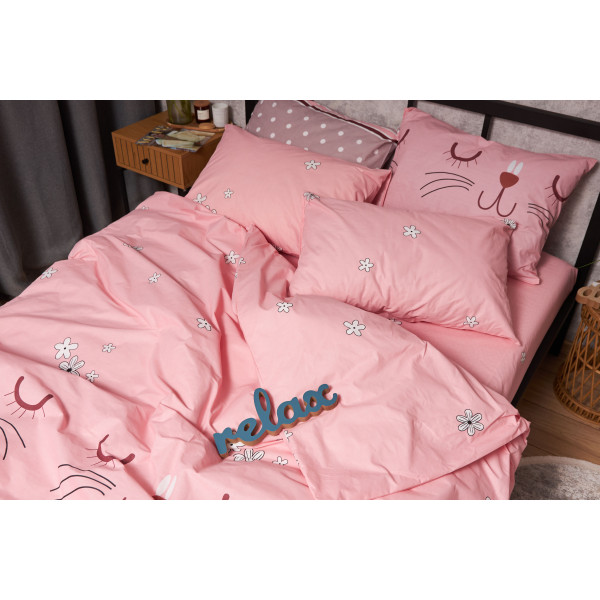 Фото - Комплект постільної білизни Moon&Star Бязь Gold Люкс Hares 200х220 см +нав. 2х70х70 (MS-820005332)