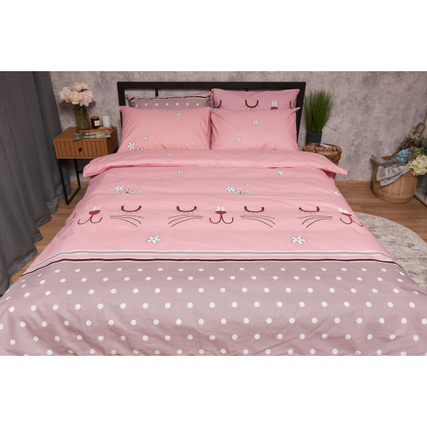 Фото - Комплект постільної білизни Moon&Star Бязь Gold Люкс Hares 200х220 см +нав. 2х70х70 (MS-820005332)