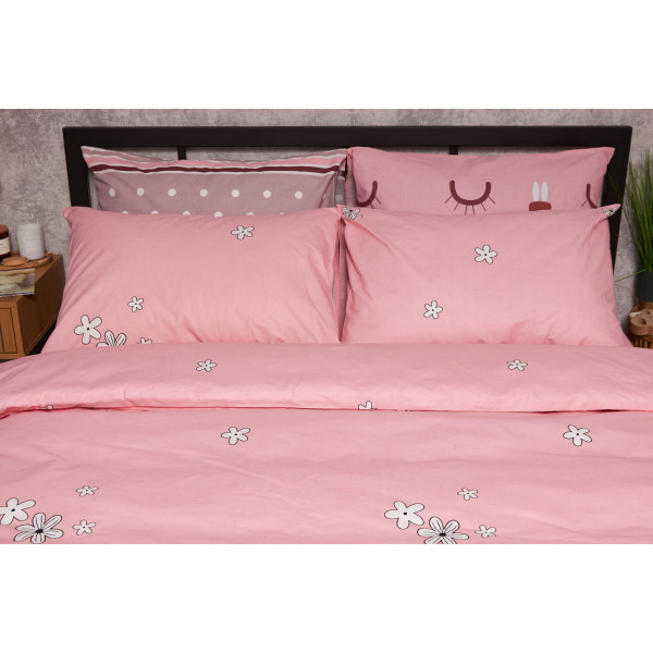 Фото - Комплект постільної білизни Moon&Star Бязь Gold Люкс Hares 200х220 см +нав. 2х70х70 (MS-820005332)