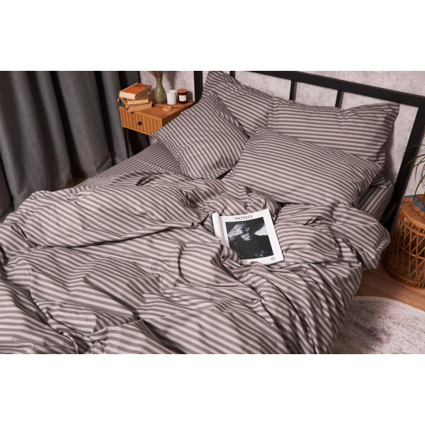 Фото - Комплект постільної білизни Moon&Star Бязь Gold Люкс «Ice Grey» 143х210 см нав. 2х50х70 (MS-820003446)