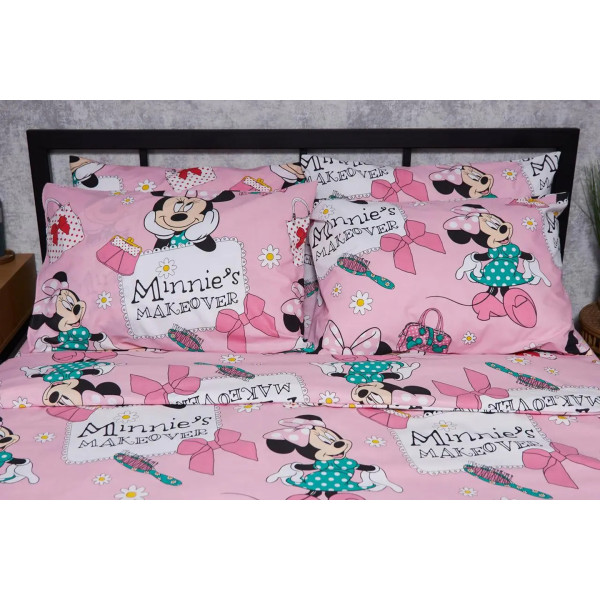 Фото - Наволочка Moon&Star Бязь Gold Люкс Minnie's Makeover- 40х60 см 2 шт. (MS-840000289)