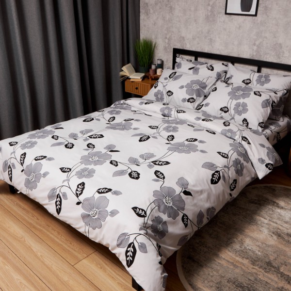 Фото - Комплект постельного белья Moon&Star Бязь Gold Люкс Misty Petals 160х220х2 нав. 2х40х60 (MS-820009445)