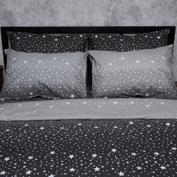 Фото - Комплект постільної білизни дитячий Moon&Star 110х140 нав. 2х40х40 Night Sky Бязь Gold Люкс (MS-830000252)