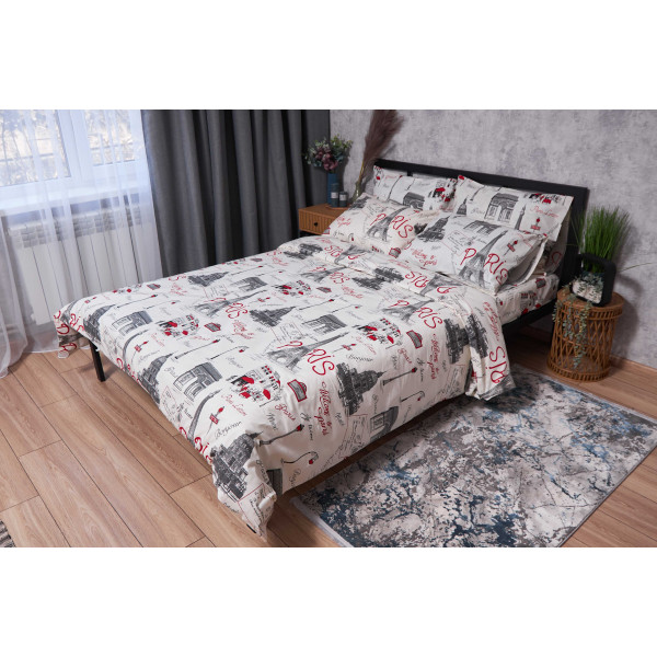 Фото - Комплект постільної білизни Moon&Star Бязь Gold Люкс Paris 200х220 (MS-820002067) Фото - Комплект постільної білизни Moon&Star Бязь Gold Люкс Paris 200х220 (MS-820002067)