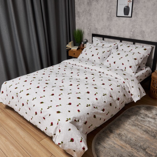 Фото - Комплект постельного белья Moon&Star Бязь Gold Люкс Romantic Rose 160х220х2 нав. 4х50х70 (MS-820009693) Фото - Комплект постельного белья Moon&Star Бязь Gold Люкс Romantic Rose 160х220х2 нав. 4х50х70 (MS-820009693)