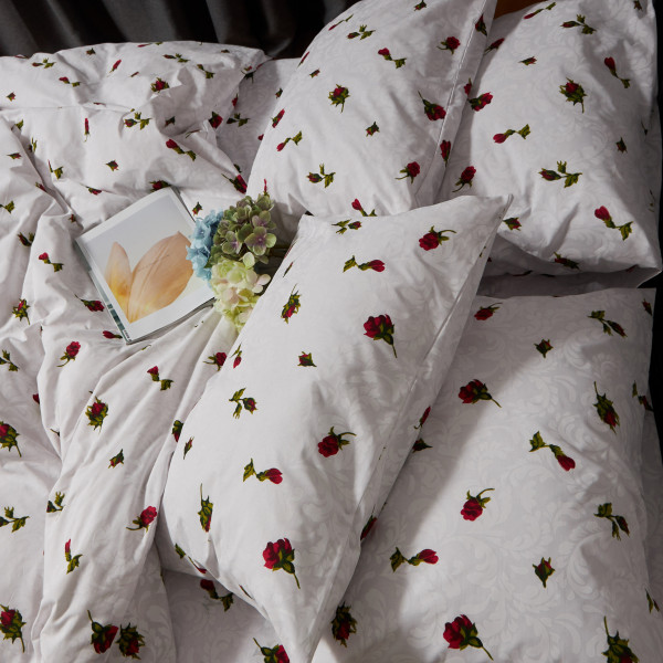 Фото - Комплект постільної білизни Moon&Star Бязь Gold Люкс Romantic Rose 143х210х2 нав. 4х70х70 (MS-820009689)