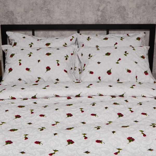 Фото - Комплект постільної білизни Moon&Star Бязь Gold Люкс Romantic Rose 200х220 нав. 40х60 см 2 шт. (MS-880000378)