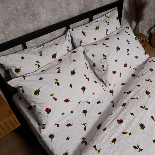 Фото - Комплект постільної білизни Moon&Star Бязь Gold Люкс Romantic Rose 200х220 нав. 2х40х60 (MS-820009670)