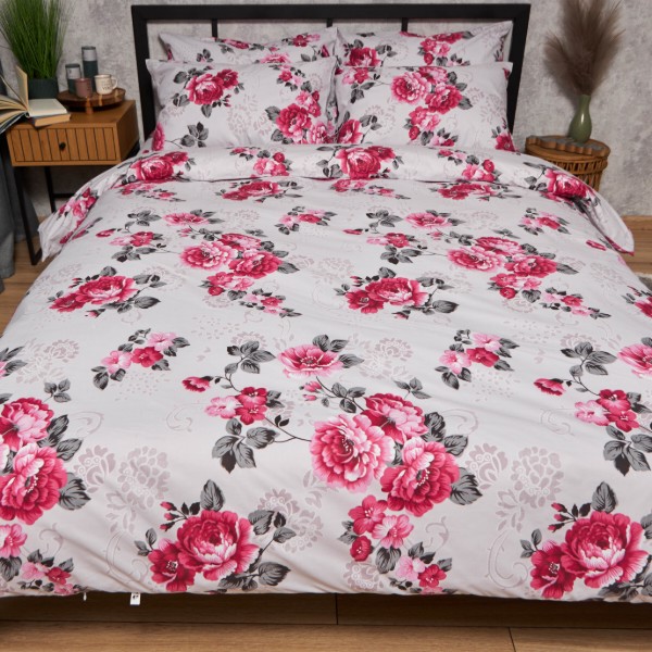 Фото - Комплект постельного белья Moon&Star Бязь Gold Люкс Rose Whisper 160х220 нав. 4х70х70 (MS-820009719)