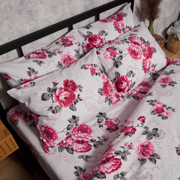 Фото - Комплект постельного белья Moon&Star Бязь Gold Люкс Rose Whisper 160х220 нав. 4х70х70 (MS-820009719)
