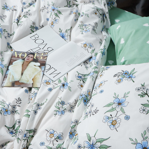 Фото - Комплект постільної білизни Moon&Star Бязь Gold Люкс Spring Harmony 143х210 нав. 2х40х60 (MS-820006980)