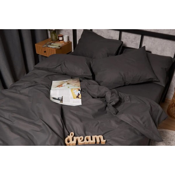 Фото - Підковдра двоспальна євро Moon&Star Бязь Gold Люкс Sweat Gray King Size 220x240 см (MS-870000049)