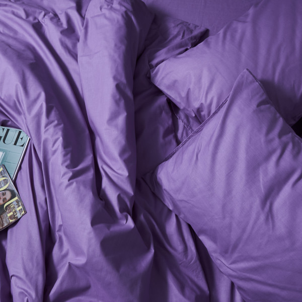 Фото - Комплект постільної білизни Moon&Star Бязь Gold Люкс Violet Charm 180х220 нав. 40х60 см 2 шт. (MS-880000483)