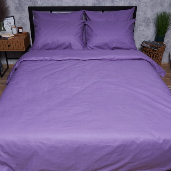 Фото - Комплект постільної білизни Moon&Star Бязь Gold Люкс «Violet Charm» King Size 220x240 нав. 2х40х60 (MS-820007315)
