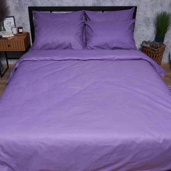 Фото - Комплект постільної білизни Moon&Star Бязь Gold Люкс «Violet Charm» King Size 220x240 нав. 2х70х70 (MS-820007317)