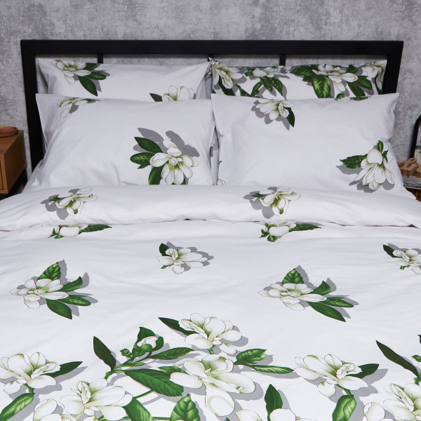 Фото - Комплект постільної білизни Moon&Star Бязь Gold Люкс Wisteria White 143х210 нав. 4х50х70 (MS-820007473)