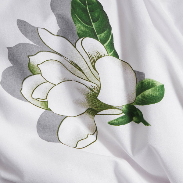 Фото - Комплект постільної білизни Moon&Star Бязь Gold Люкс «Wisteria White» 200х220 нав. 2х70х70 (MS-820007467)