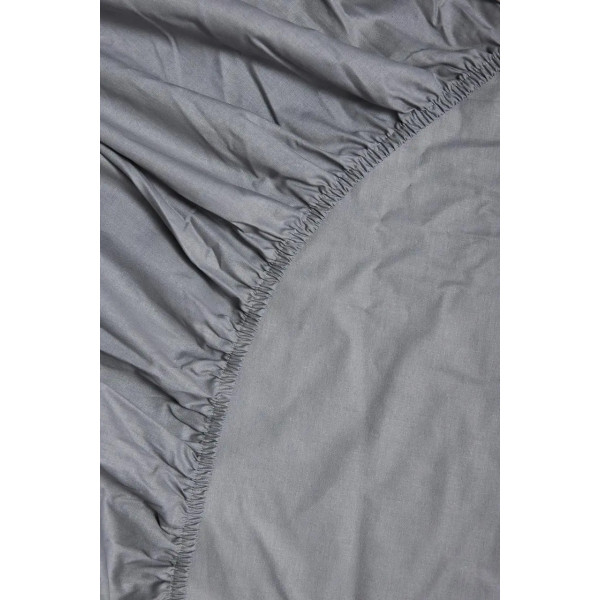 Фото - Простирадло односпальне Moon&Star Gray Бязь Gold Люкс 70х190х20 см (MS-850000240)