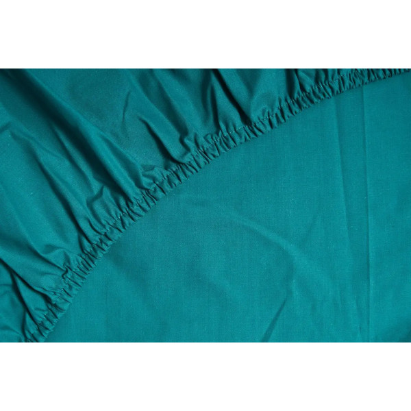 Фото - Простирадло полуторне Moon&Star Green Deep Бязь Gold Люкс 150х190х20 см (MS-850000291)