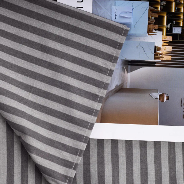 Фото - Простирадло односпальне Moon&Star Ice Grey Бязь Gold Люкс 110х160 см (MS-860000050)