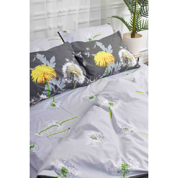 Фото - Комплект постільної білизни Moon&Star 200х220 см нав. 4х50х70 Dandelion Бязь Gold Люкс (MS-820000953)
