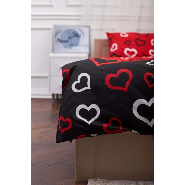 Фото - Комплект постельного белья Moon&Star Бязь Gold Люкс «Love Cats» 160х220х2 нав. 2х40х60 (MS-820002970)