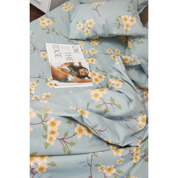 Фото - Комплект постільної білизни Moon&Star 175х210 см нав. 2х50х70 Spring Flower Мікросатин Premium (MS-820001394)