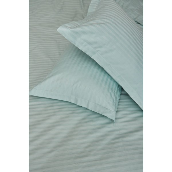 Фото - Комплект постільної білизни Moon&Star 175х210 см нав. 2х40х60 Stripe Mint Satin Stripe (MS-820000600)