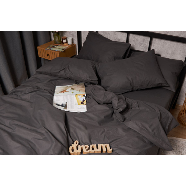 Фото - Комплект постельного белья Moon&Star King Size 220x240 Sweat Gray Бязь Gold Люкс (MS-820001320)