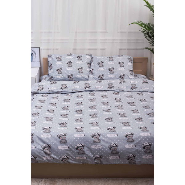 Фото - Комплект постільної білизни Moon&Star King Size 220x240 Teddy Boy Бязь Gold Люкс (MS-820001356)